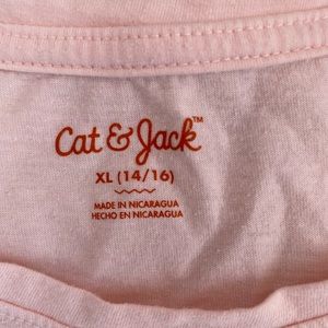 Cat and jack t shirts light pink